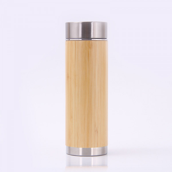 Термос-бутылка "Wood", фото 1, цена 390 грн